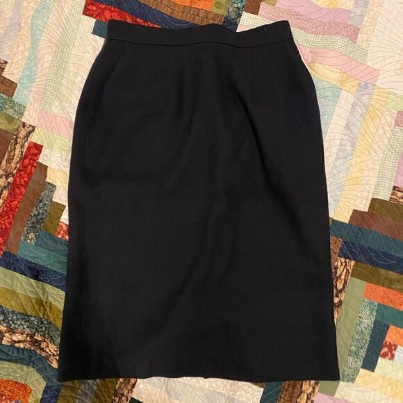 🌞 VINTAGE Classics by Anne Klein Wool Midi Skirt - Picture 1 of 3